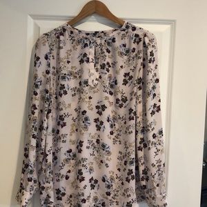 Loft Floral Print Blouse